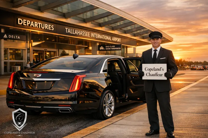 Professional Copland Chauffeur waiting at THL
