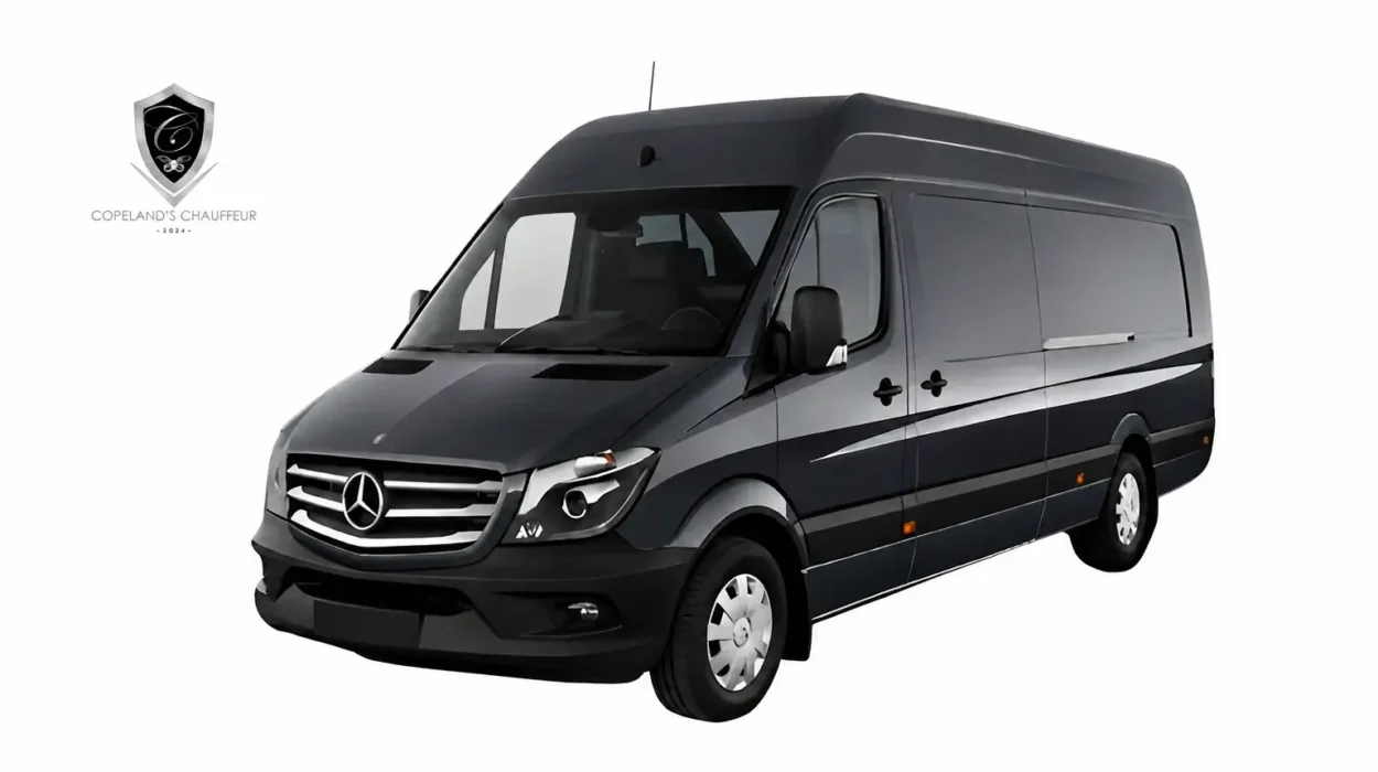 Mercedes-Benz Sprinter van transportation in Quincy, FL by Copeland’s Premium Chauffeur