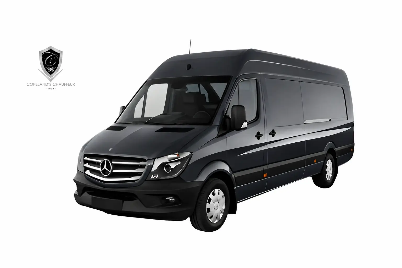 Mercedes-Benz Sprinter van transportation in Quincy, FL by Copeland’s Premium Chauffeur
